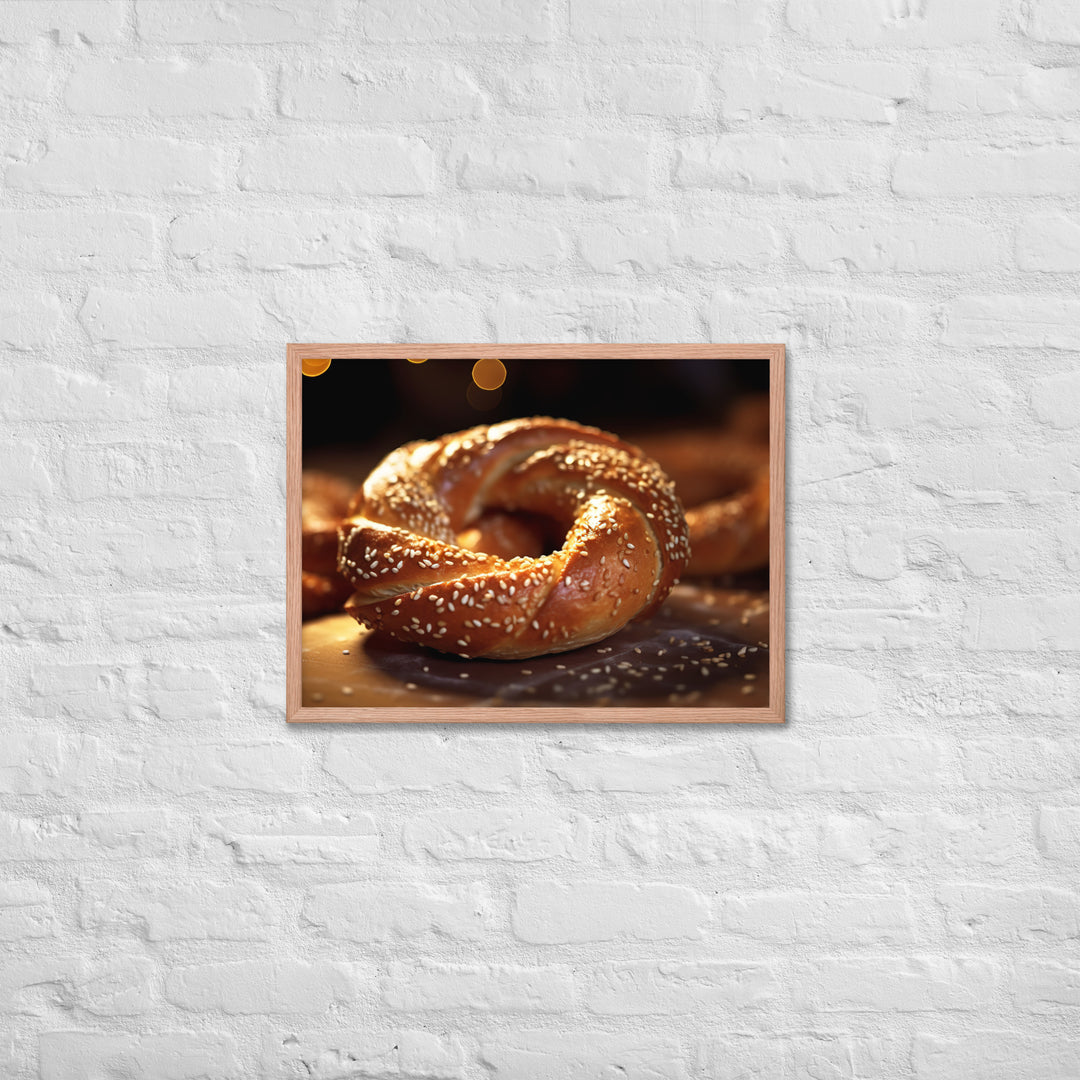 Simit Framed poster 🤤 from Yumify.AI