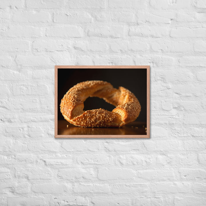 Simit Framed poster 🤤 from Yumify.AI