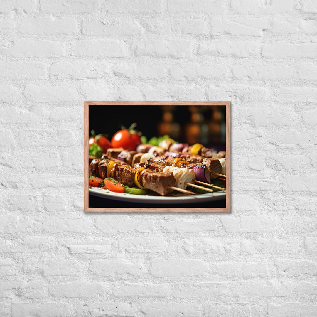 Kebab Framed poster 🤤 from Yumify.AI