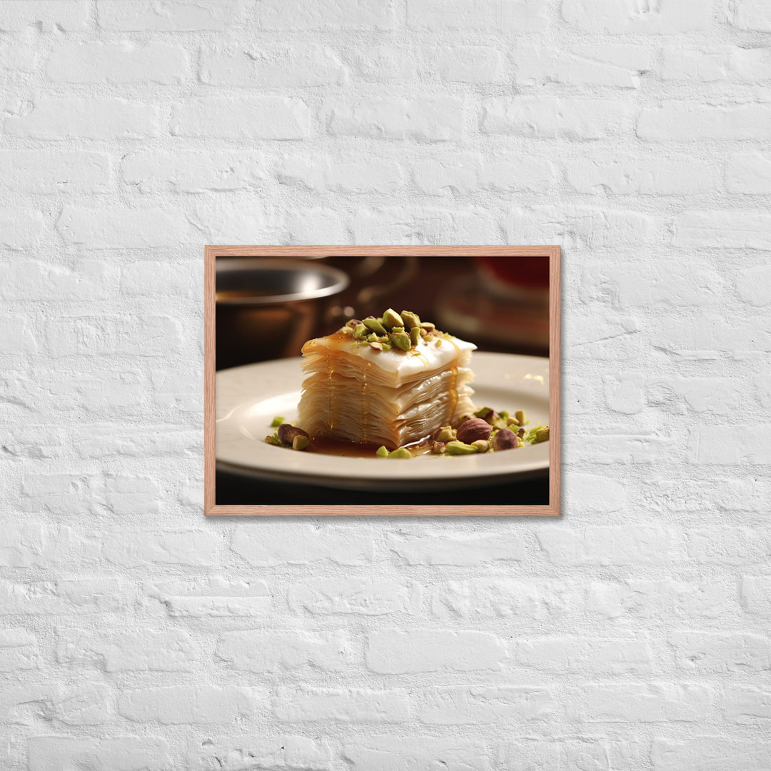 Baklava Framed poster 🤤 from Yumify.AI