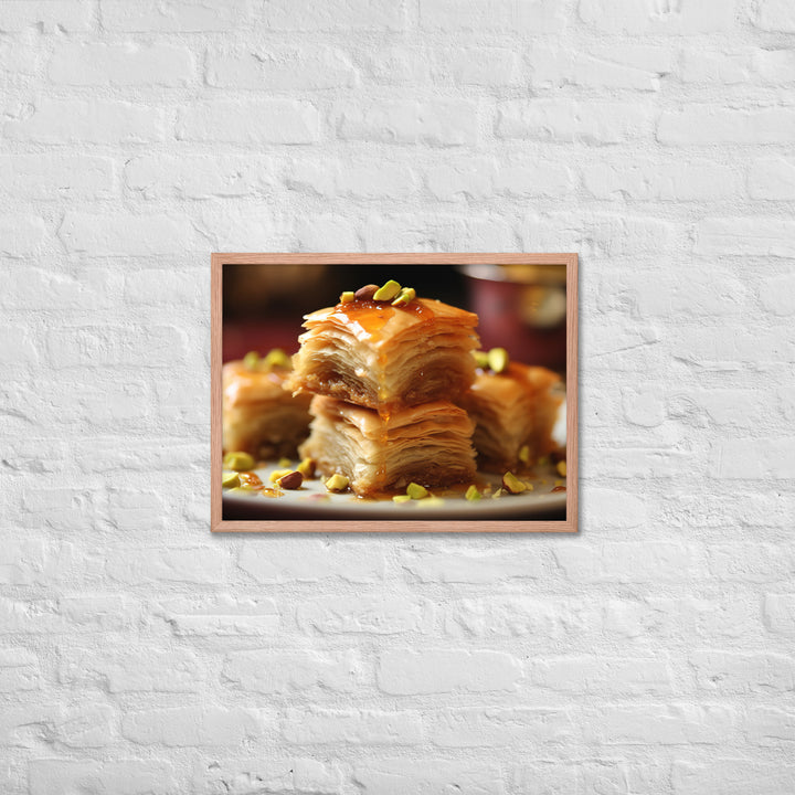 Baklava Framed poster 🤤 from Yumify.AI