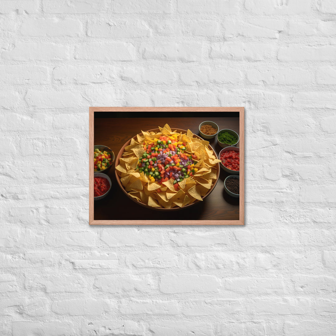 Party Perfect Chips and Salsa Framed poster 🤤 from Yumify.AI