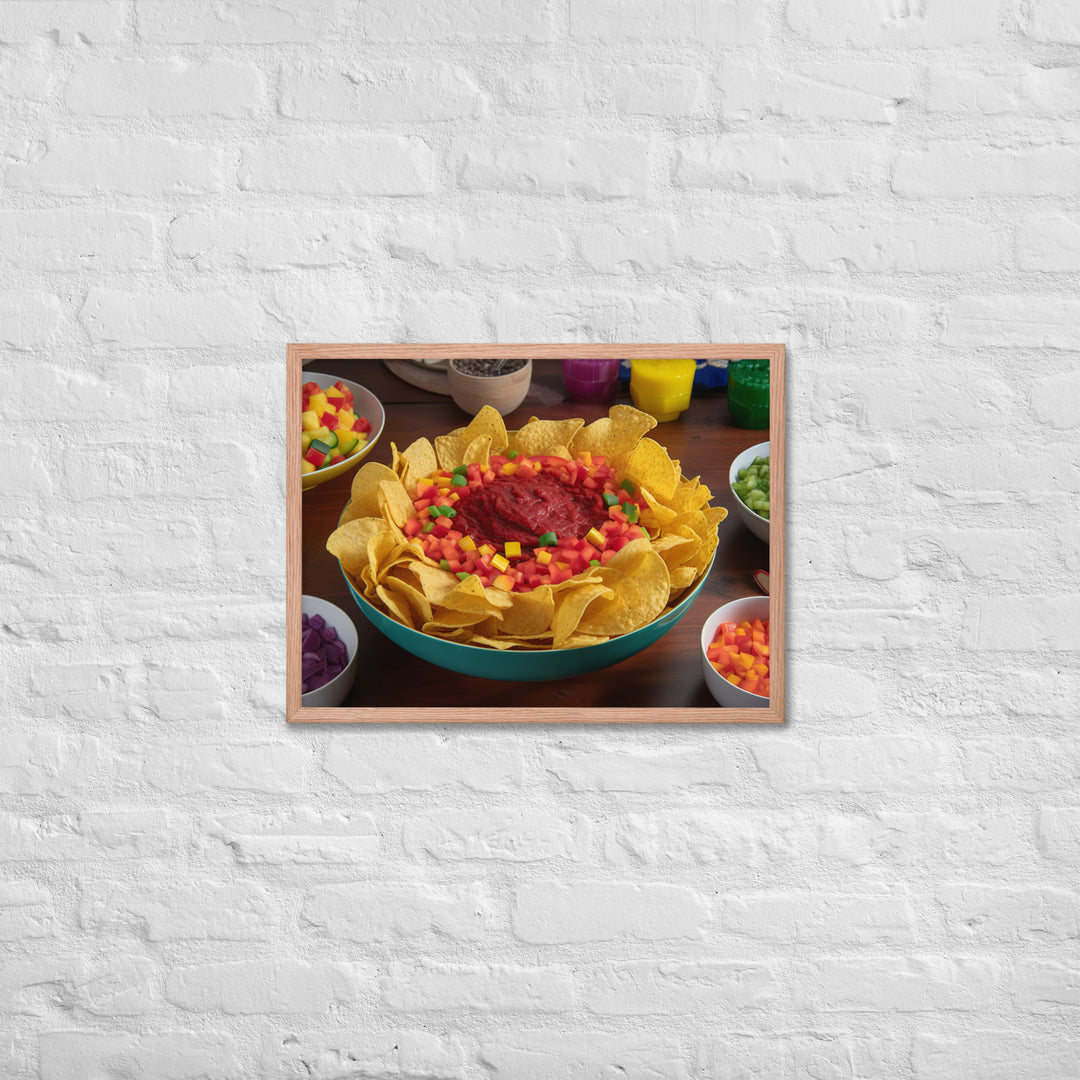 Party Perfect Chips and Salsa Framed poster 🤤 from Yumify.AI