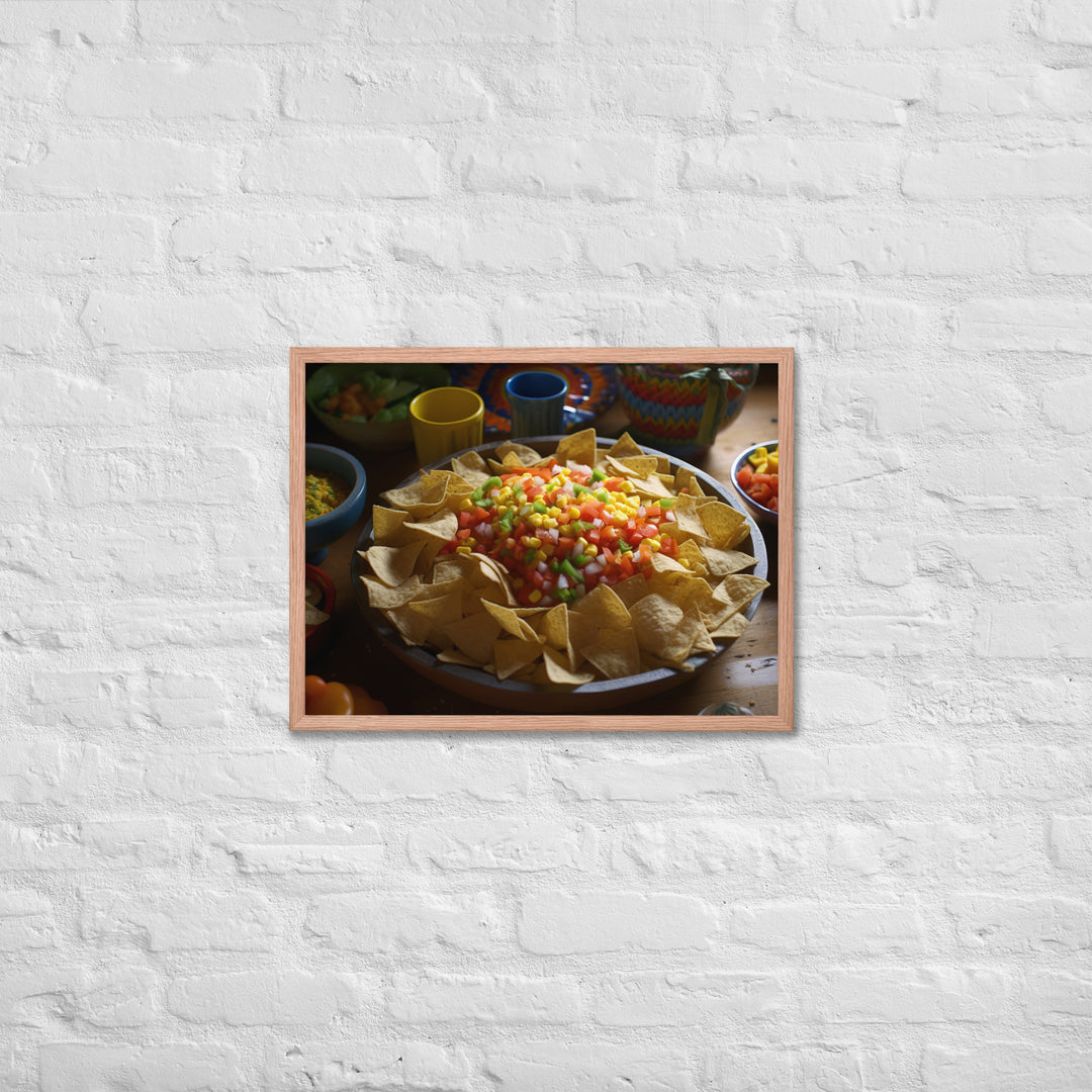 Party Perfect Chips and Salsa Framed poster 🤤 from Yumify.AI