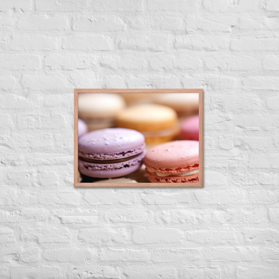 Macarons Framed poster 🤤 from Yumify.AI