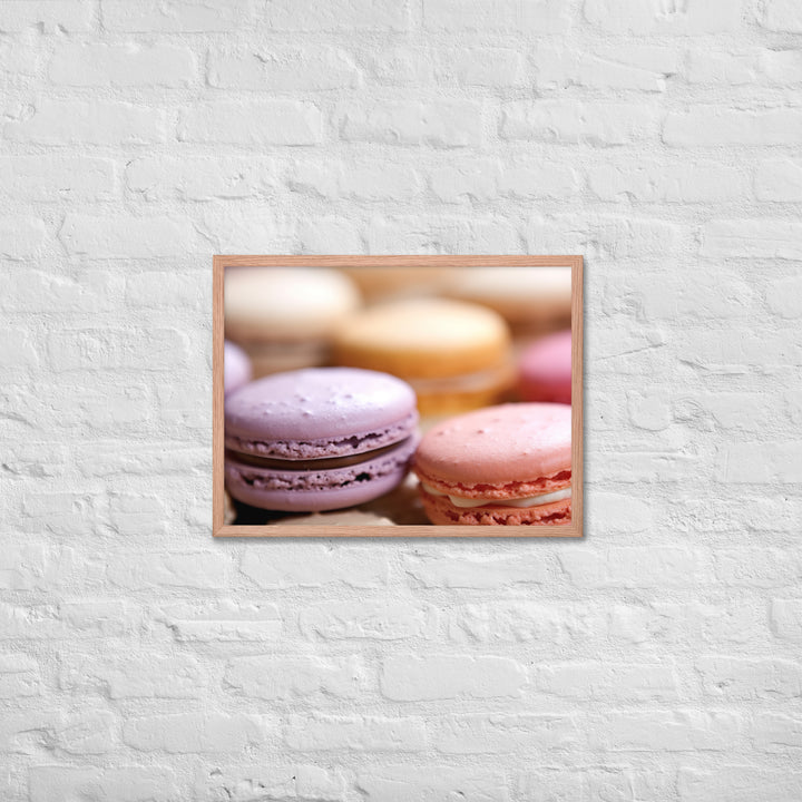 Macarons Framed poster 🤤 from Yumify.AI