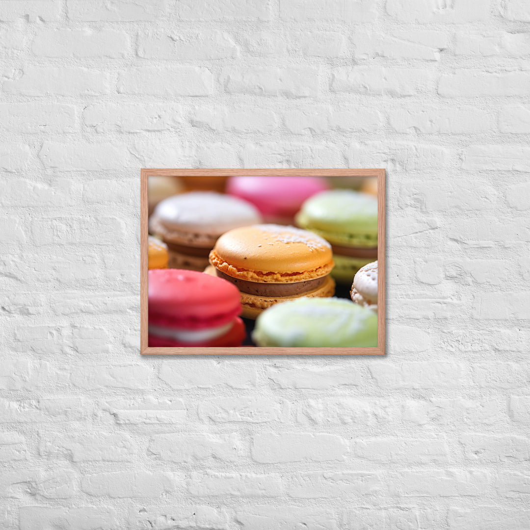 Macarons Framed poster 🤤 from Yumify.AI