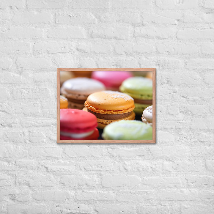 Macarons Framed poster 🤤 from Yumify.AI