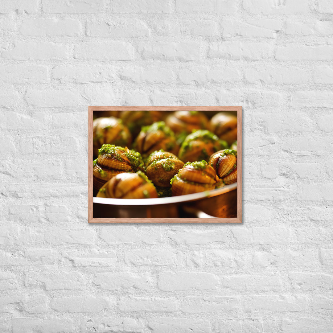 Escargots de Bourgogne Framed poster 🤤 from Yumify.AI