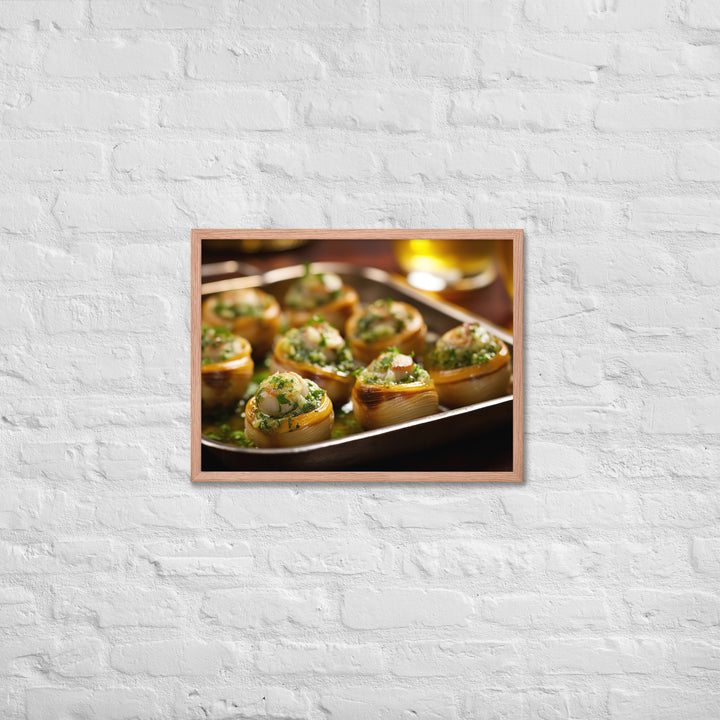 Escargots de Bourgogne Framed poster 🤤 from Yumify.AI