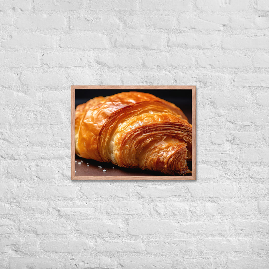 Croissant Framed poster 🤤 from Yumify.AI