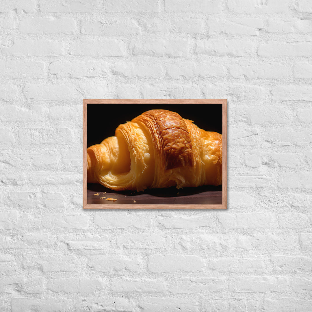 Croissant Framed poster 🤤 from Yumify.AI