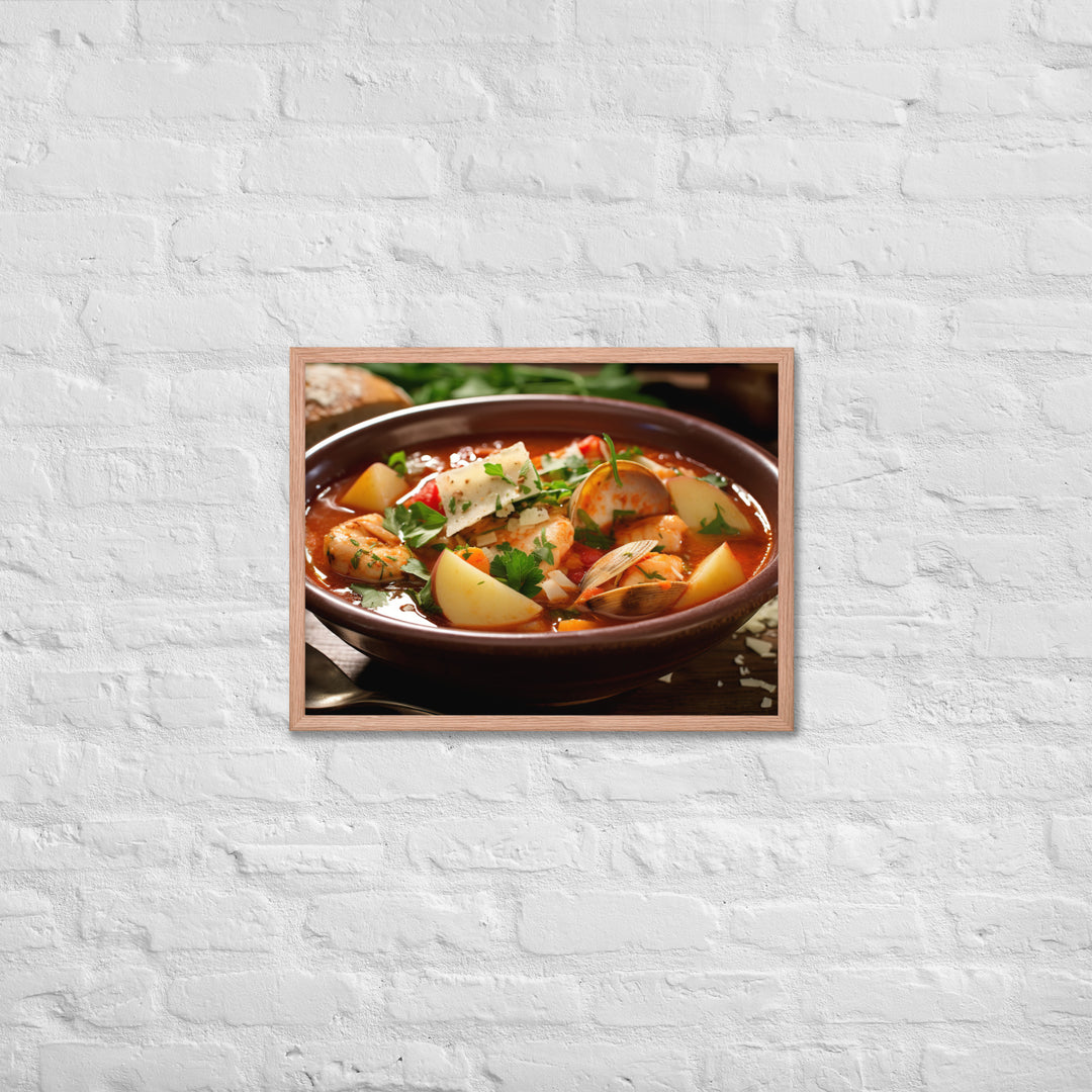 Bouillabaisse Framed poster 🤤 from Yumify.AI