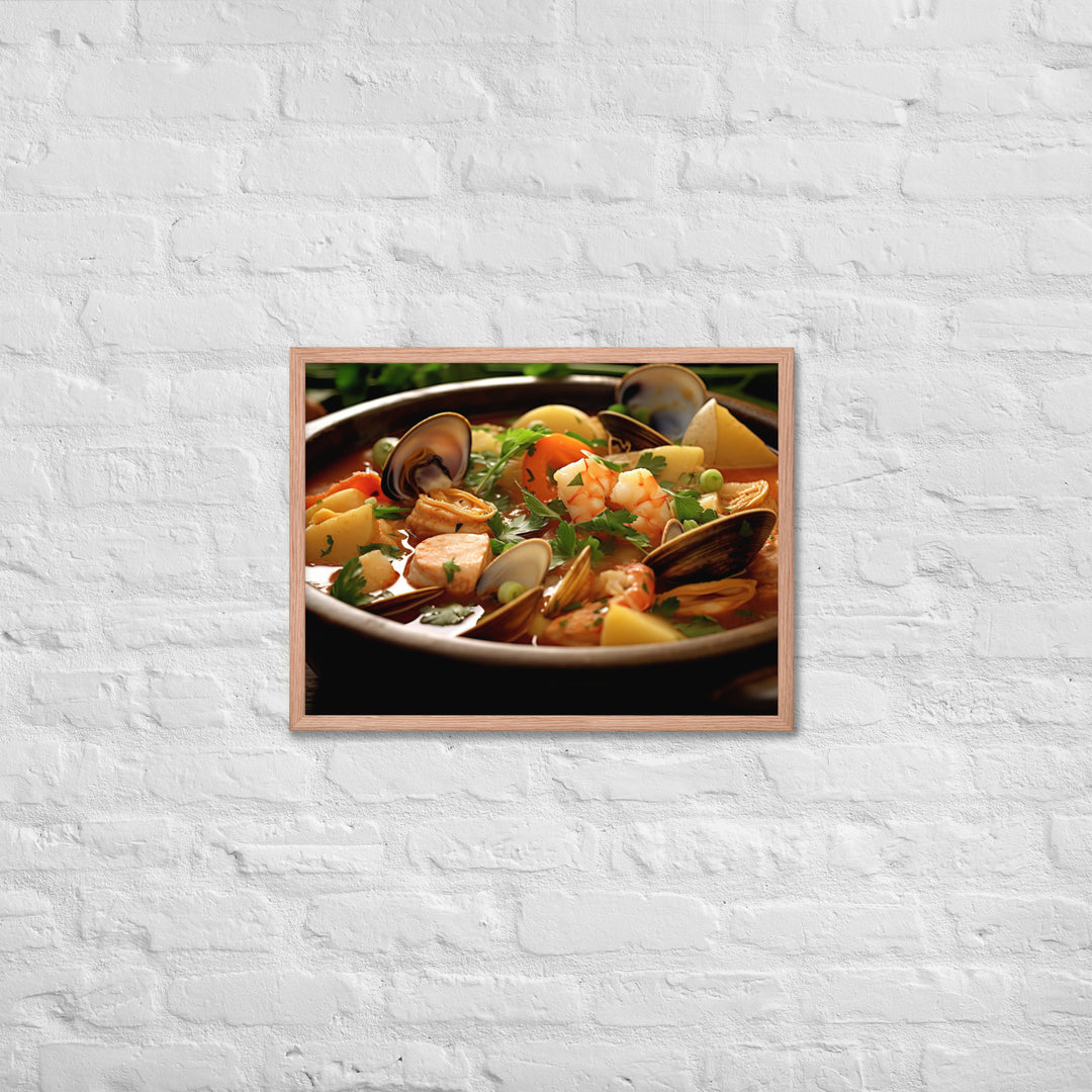 Bouillabaisse Framed poster 🤤 from Yumify.AI