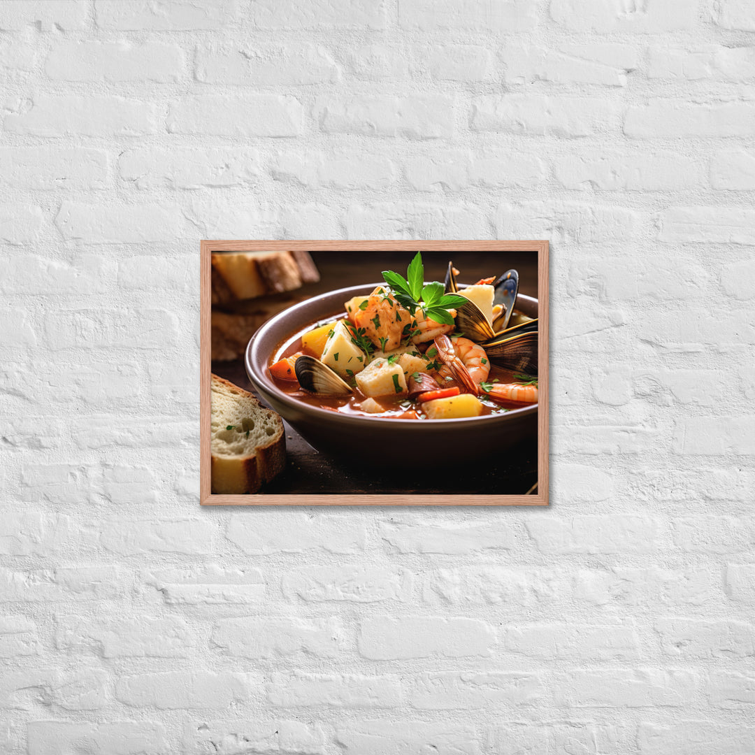 Bouillabaisse Framed poster 🤤 from Yumify.AI