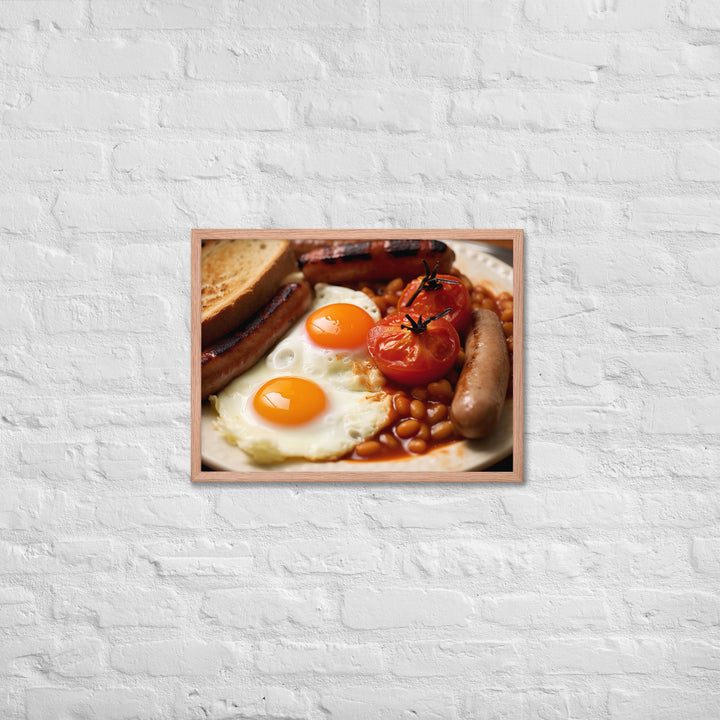 Full English Breakfast Framed poster 🤤 from Yumify.AI