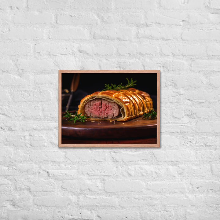 Beef Wellington Framed poster 🤤 from Yumify.AI