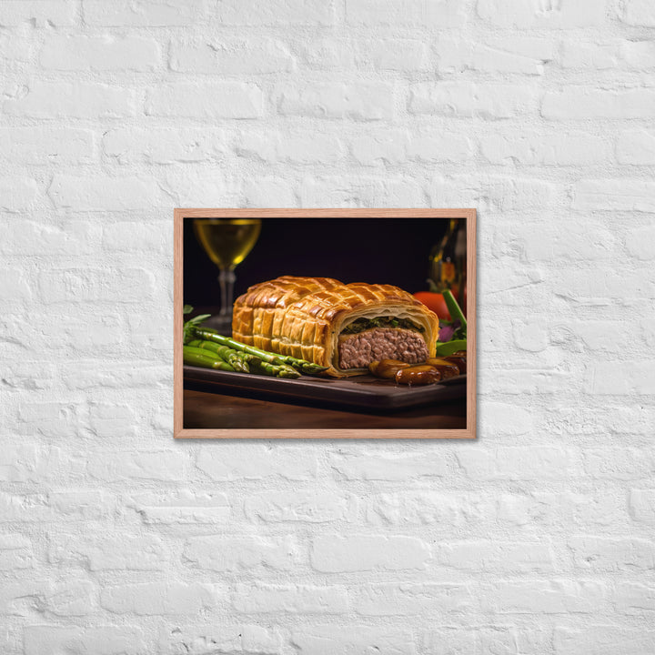 Beef Wellington Framed poster 🤤 from Yumify.AI