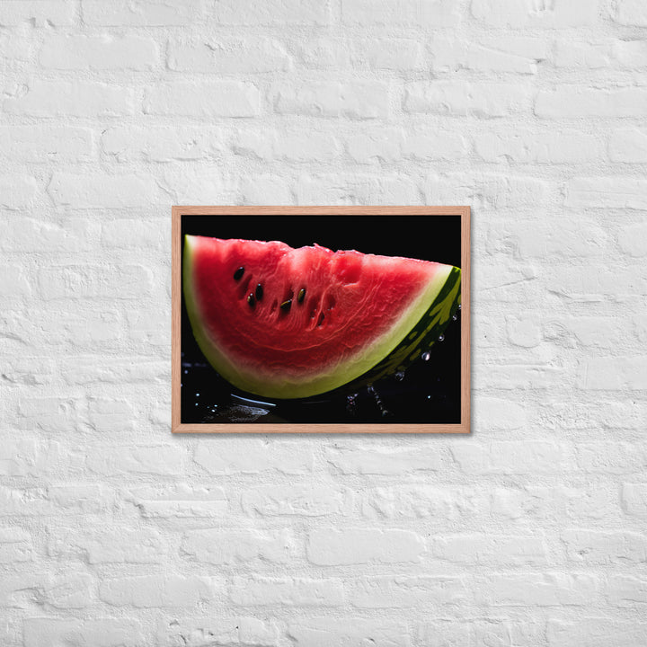 Watermelon Framed poster 🤤 from Yumify.AI