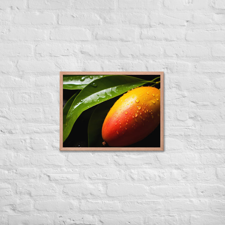 Mango Framed poster 🤤 from Yumify.AI