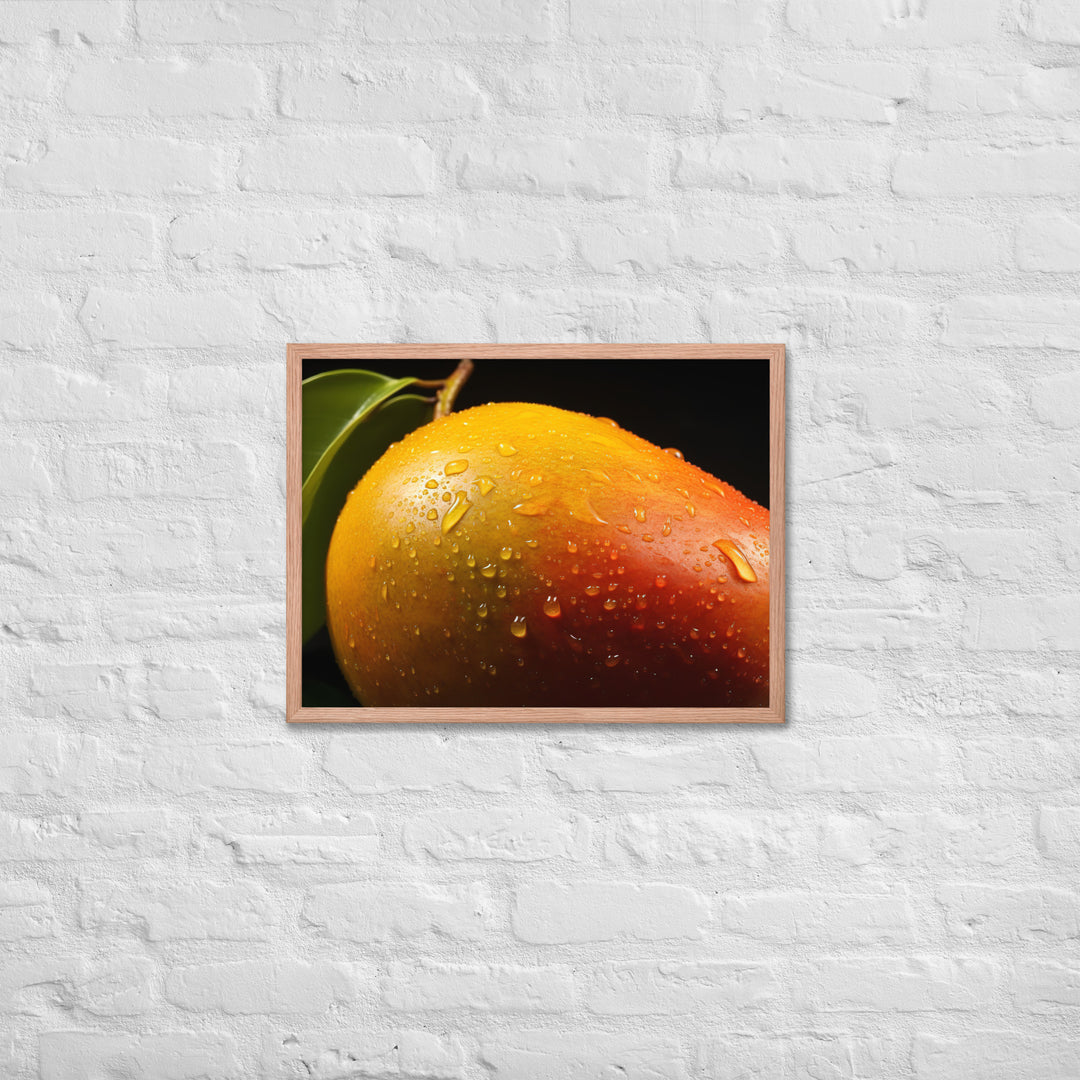 Mango Framed poster 🤤 from Yumify.AI