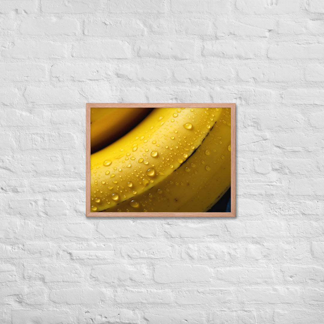 Banana Framed poster 🤤 from Yumify.AI