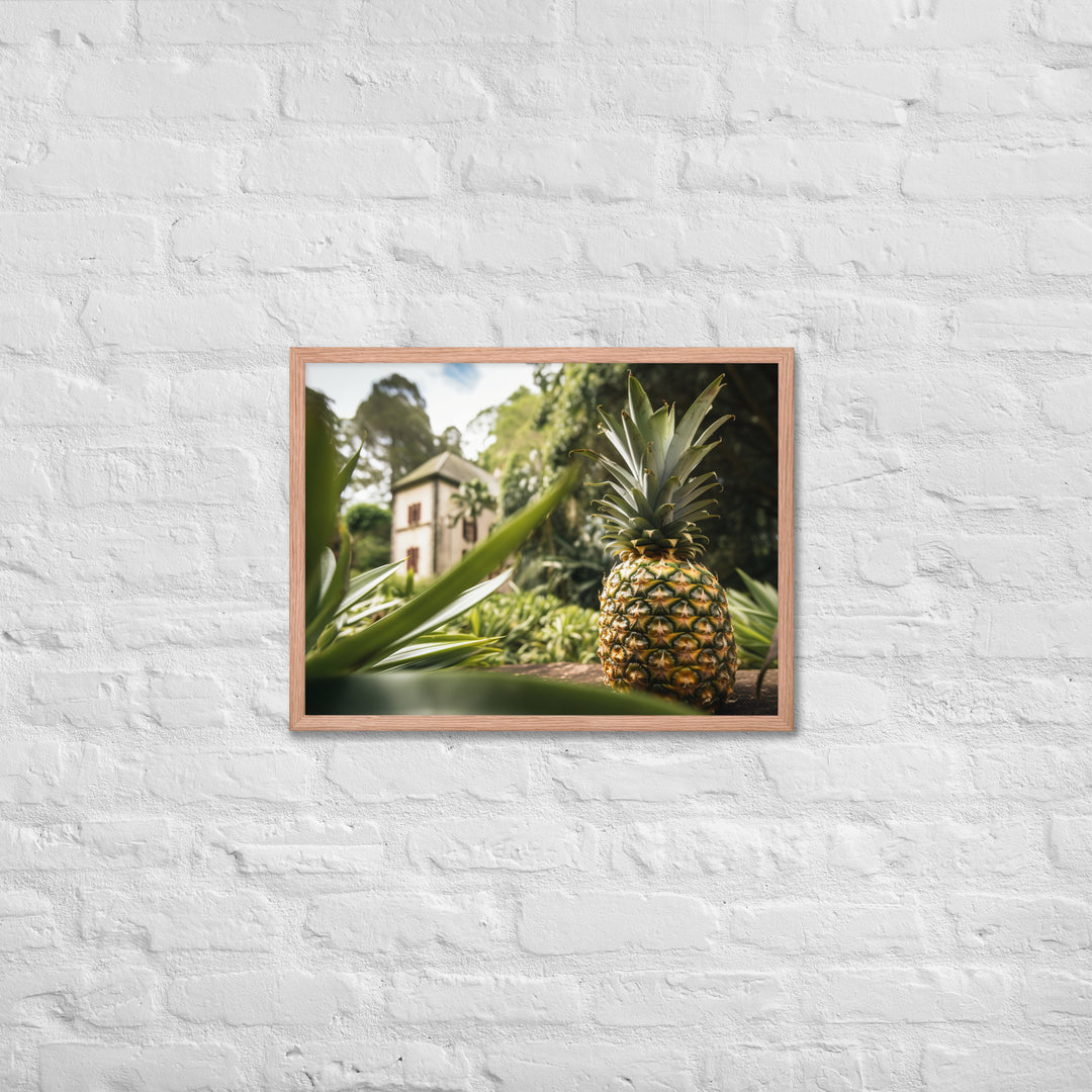 Tropical Oasis Framed poster 🤤 from Yumify.AI