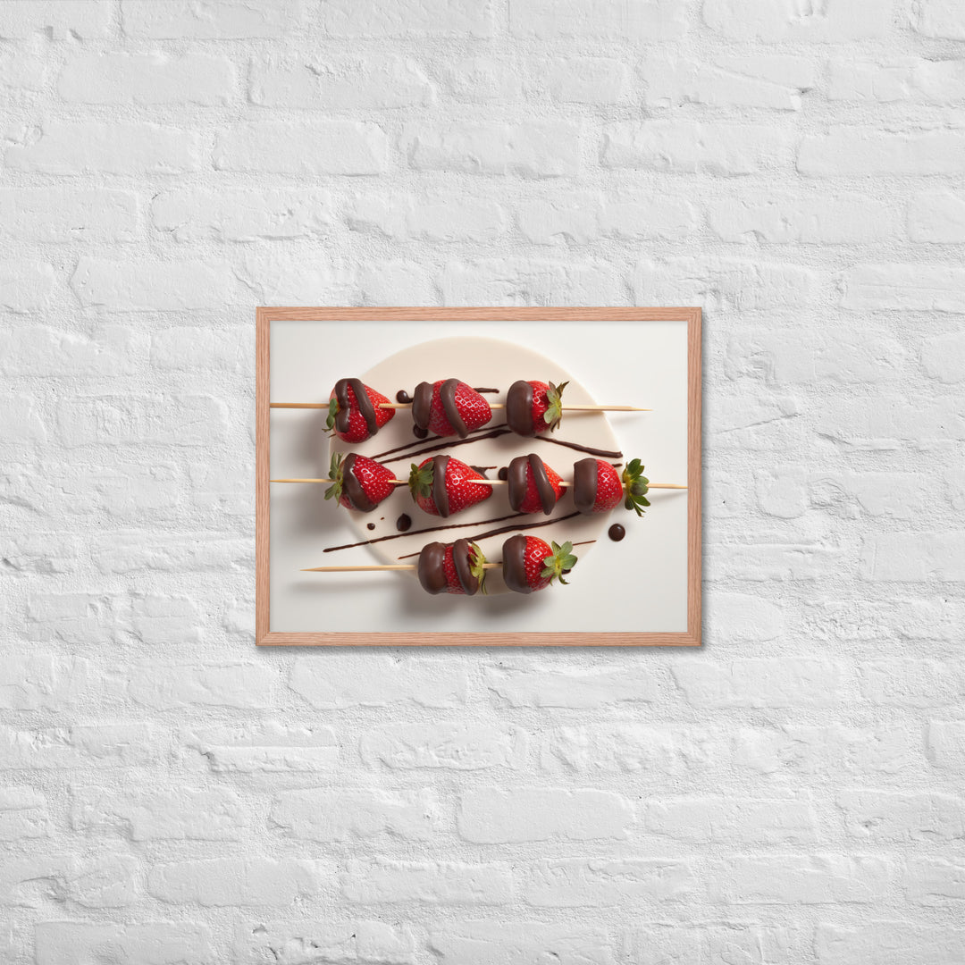 Sweet Summer Snack Framed poster 🤤 from Yumify.AI