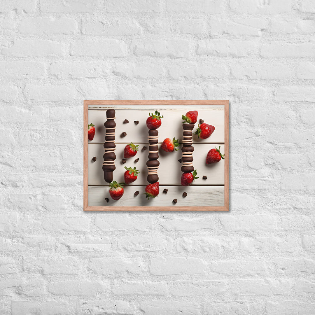 Sweet Summer Snack Framed poster 🤤 from Yumify.AI