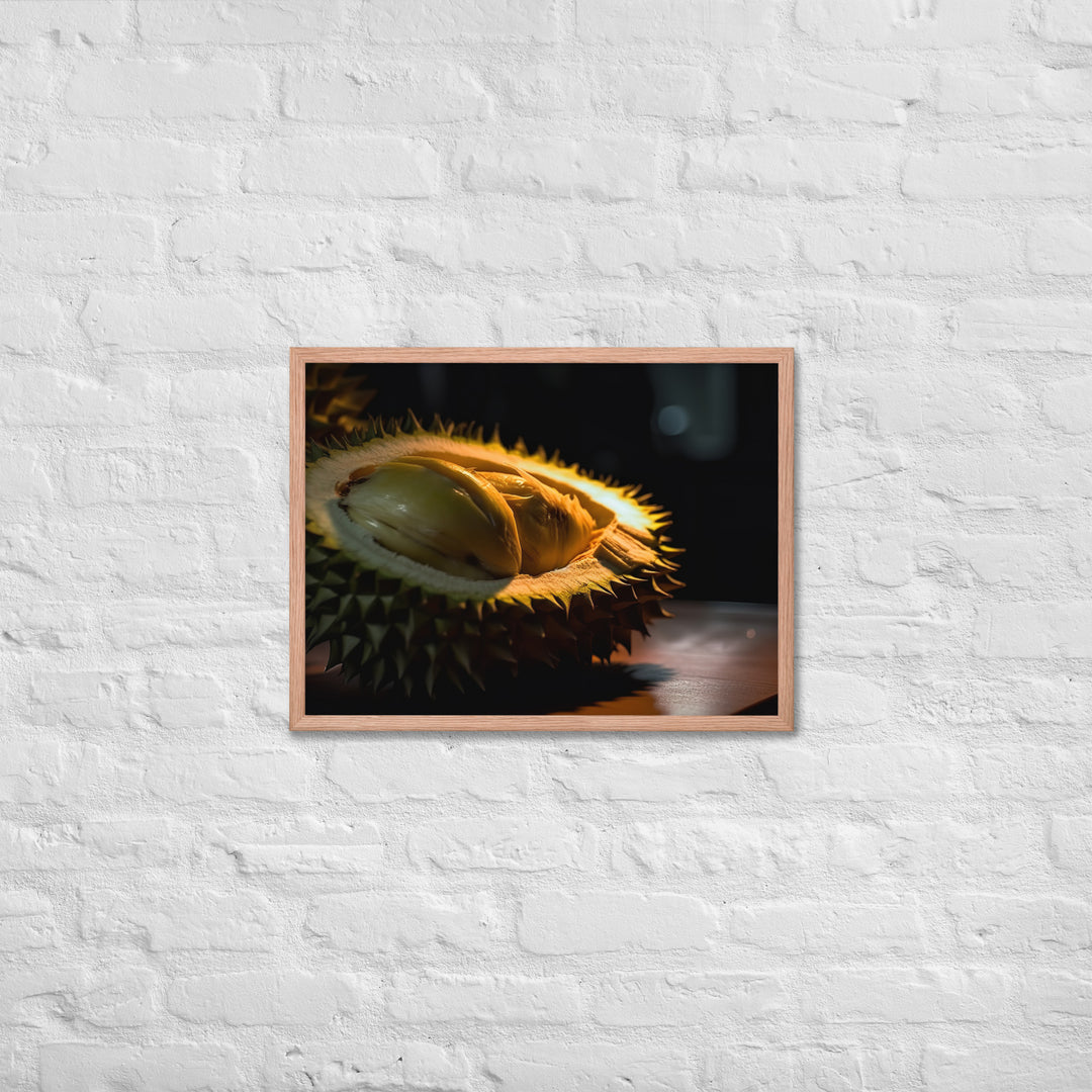 Durian Framed poster 🤤 from Yumify.AI