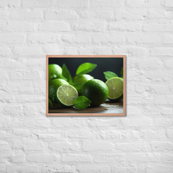 Lime and Mint Framed poster 🤤 from Yumify.AI