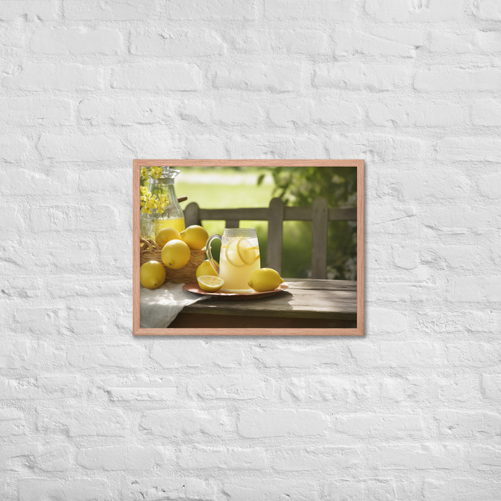 Lemonade Stand Framed poster 🤤 from Yumify.AI