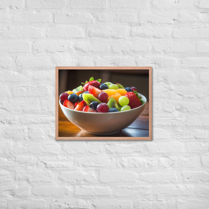 Kiwi Fruit Salad Framed poster 🤤 from Yumify.AI