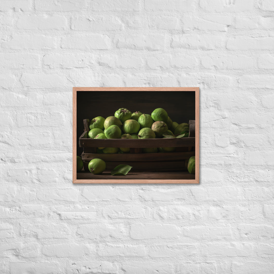 Guava Harvest Bounty Framed poster 🤤 from Yumify.AI