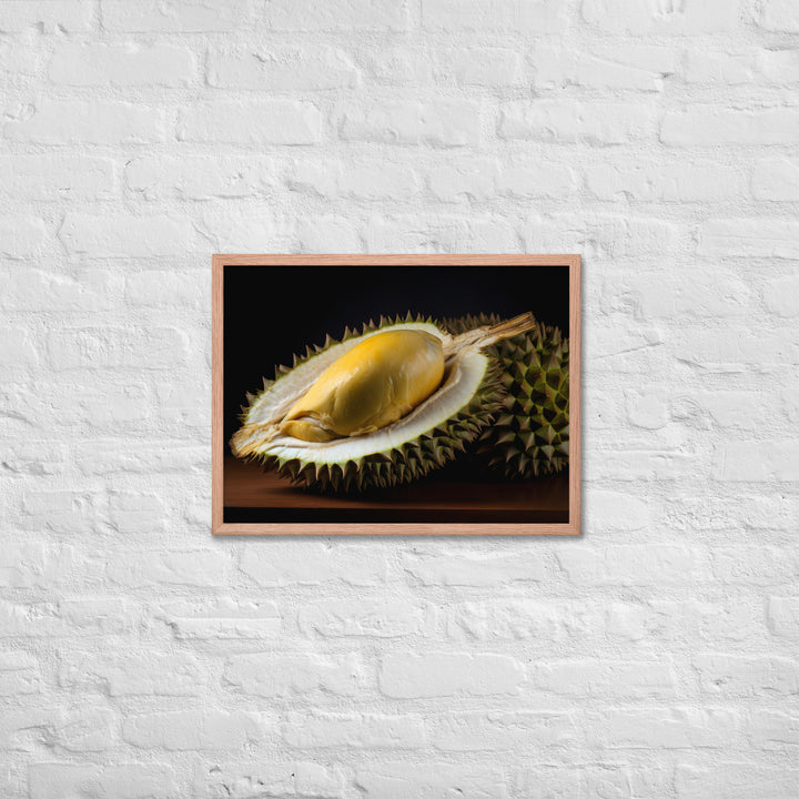 Durian Fruit as a Culinary Delight Framed poster 🤤 from Yumify.AI