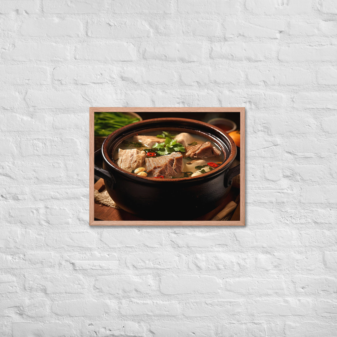 Bak Kut Teh Framed poster 🤤 from Yumify.AI