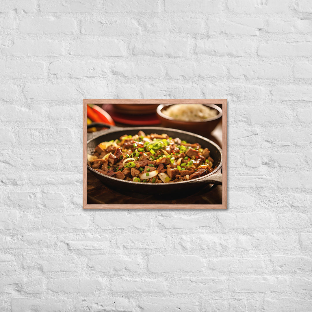 Sisig Framed poster 🤤 from Yumify.AI