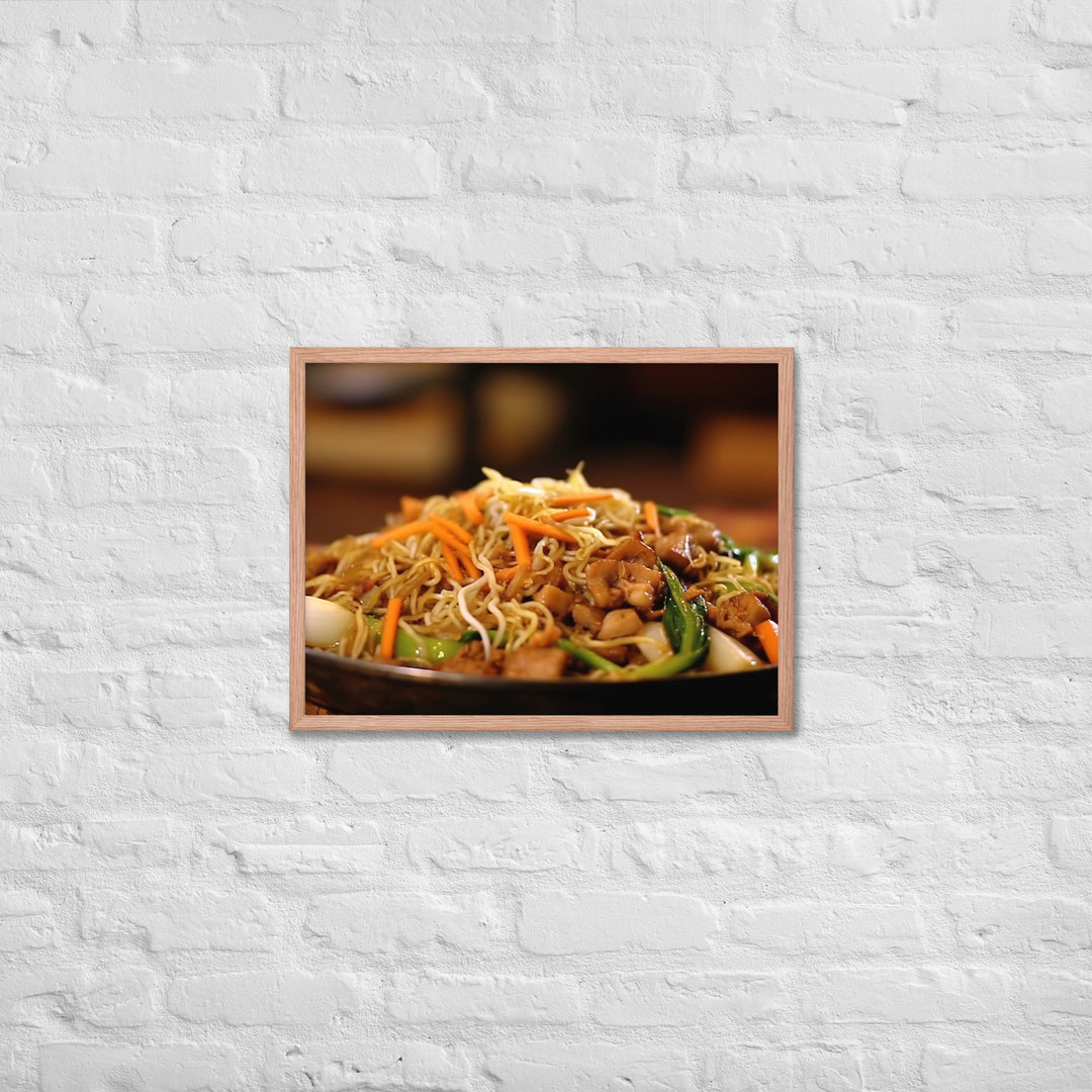 Pancit Framed poster 🤤 from Yumify.AI