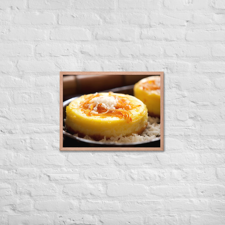 Bibingka Framed poster 🤤 from Yumify.AI