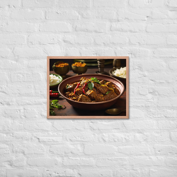 Rendang Framed poster 🤤 from Yumify.AI