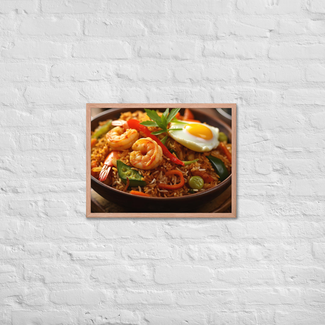 Nasi Goreng Framed poster 🤤 from Yumify.AI