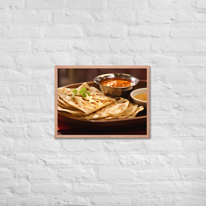 Roti Canai Framed poster 🤤 from Yumify.AI