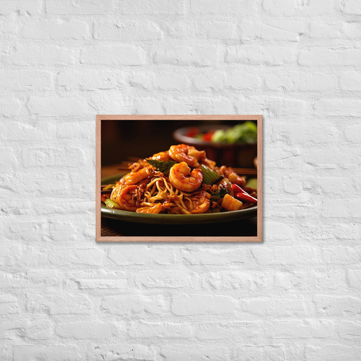 Mee Goreng Framed poster 🤤 from Yumify.AI