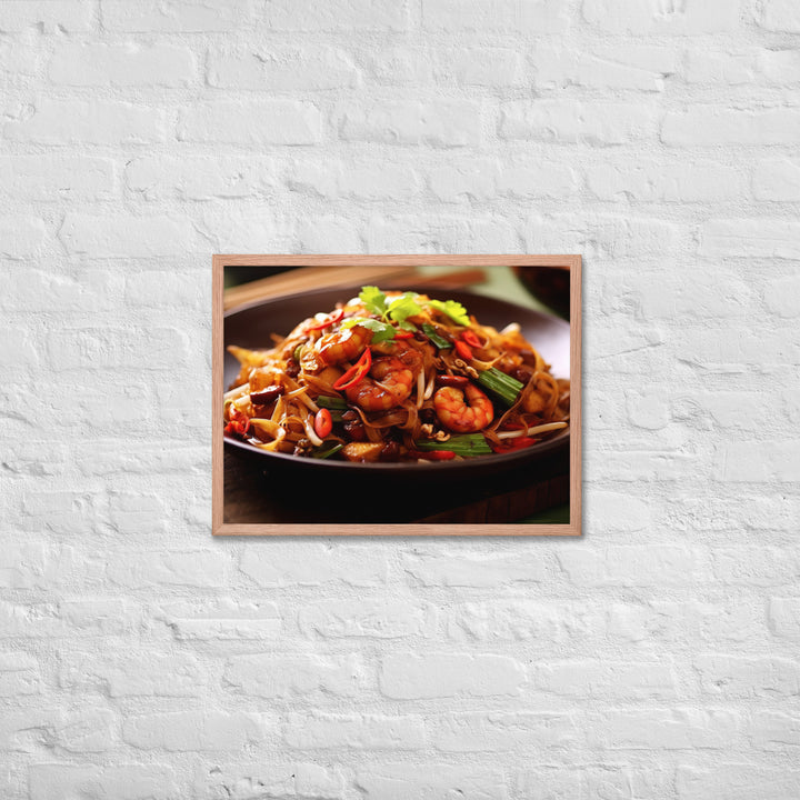 Char Kway Teow Framed poster 🤤 from Yumify.AI