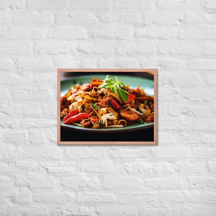 Char Kway Teow Framed poster 🤤 from Yumify.AI