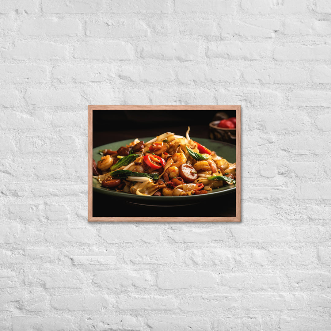 Char Kway Teow Framed poster 🤤 from Yumify.AI