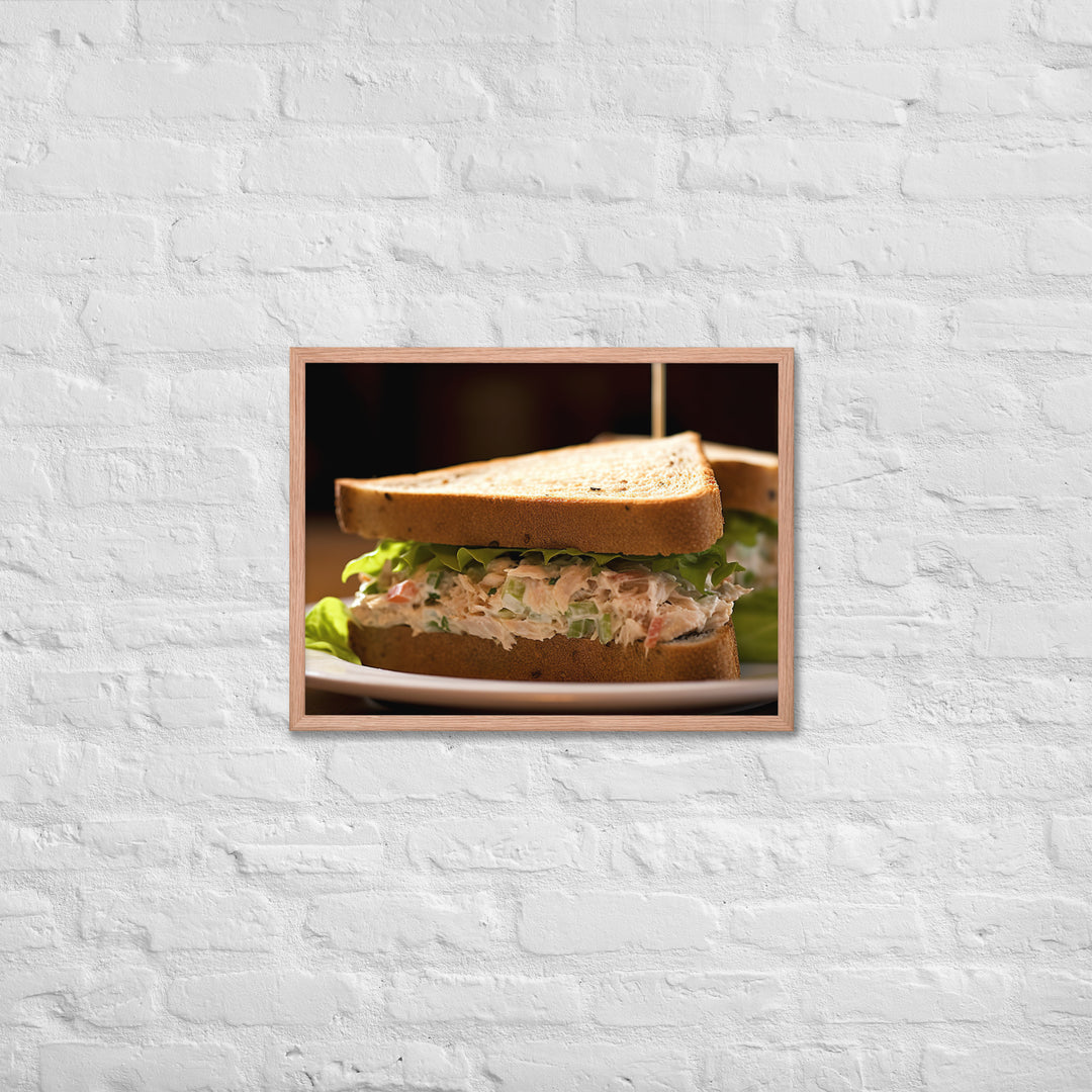 Tuna Salad Sandwich Framed poster 🤤 from Yumify.AI