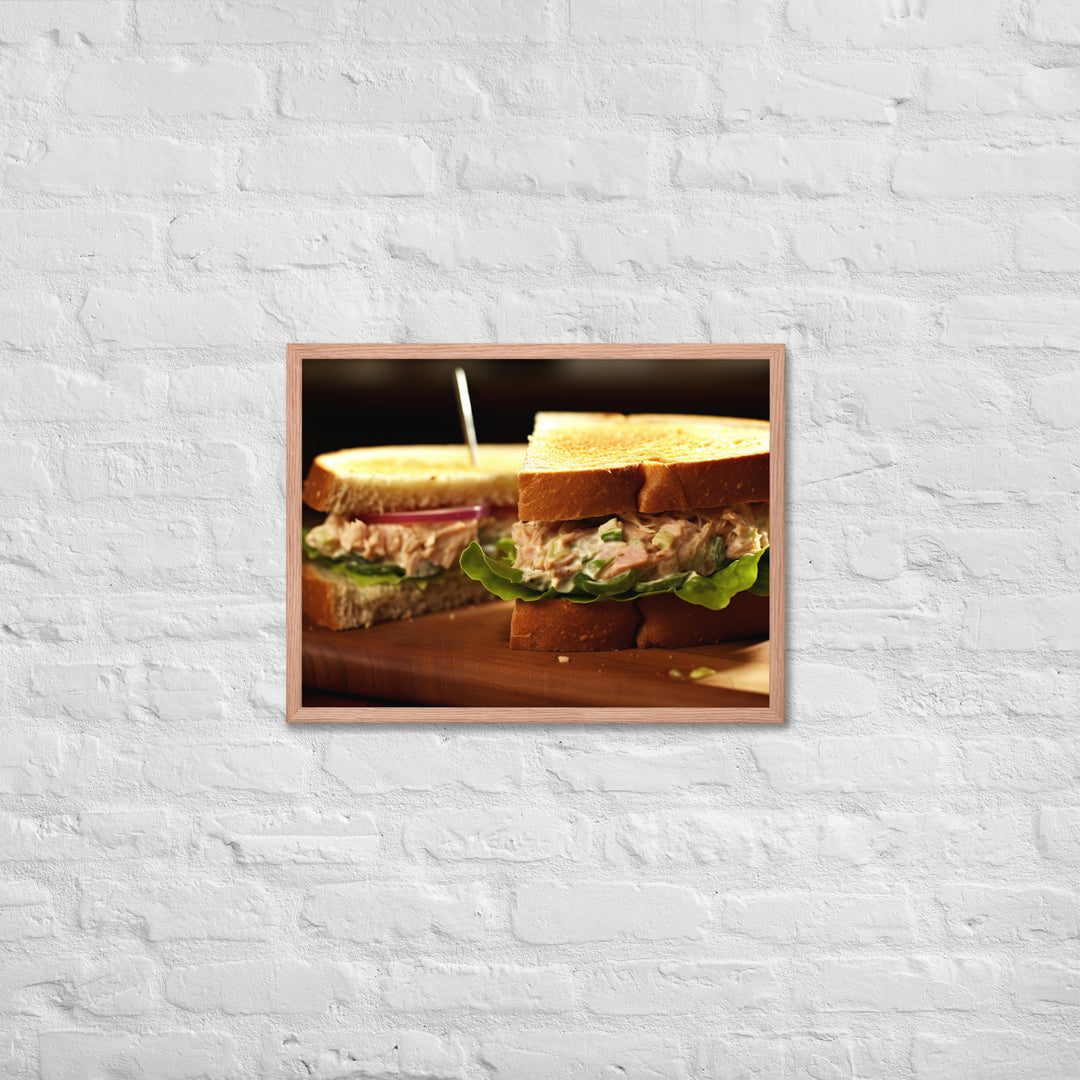 Tuna Salad Sandwich Framed poster 🤤 from Yumify.AI