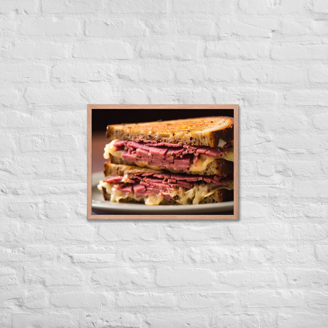 Reuben Sandwich Framed poster 🤤 from Yumify.AI