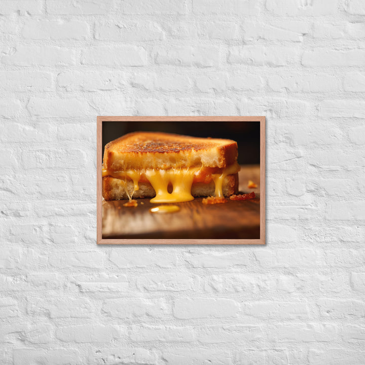 Grilled Cheese Sandwich Framed poster 🤤 from Yumify.AI